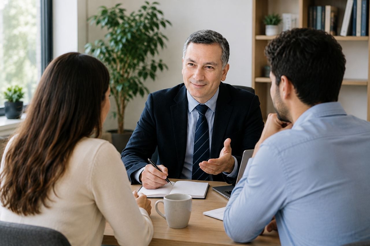 ABA Coaching: Persönliches Beratungsgespräch mit Klienten in Hamburg